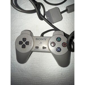 Sony PlayStation Controller SCPH-1080 Gray Wired Original OEM‎ Authentic